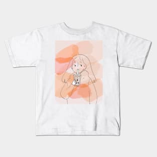 HI BUBBLE TEA Kids T-Shirt